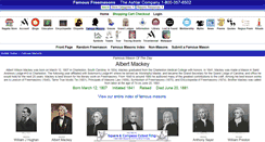 Desktop Screenshot of famousmasons.com